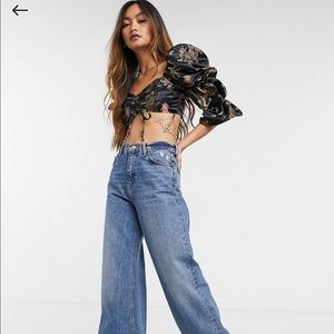 ASOS design Jacquard Crop Top on hold